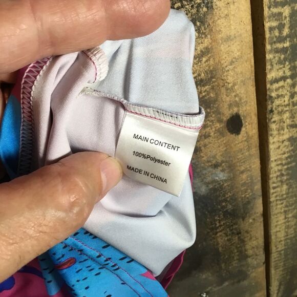 American Grunt Hawaiian print button down shirt men’s size large - Picture 4 of 7